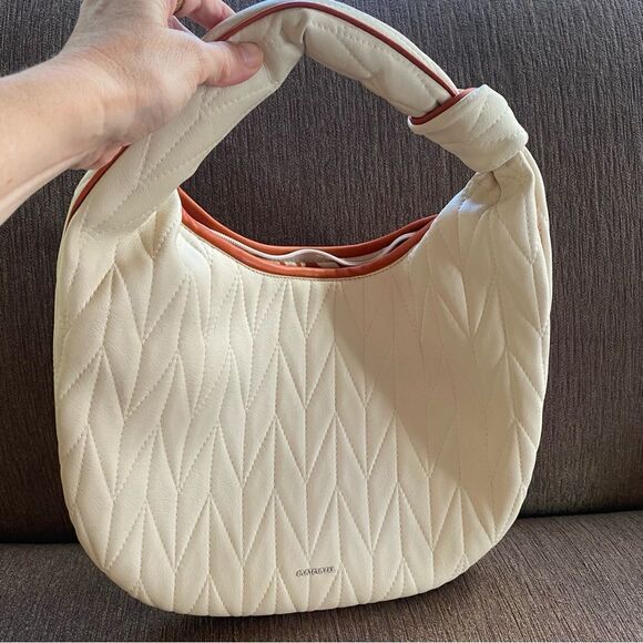 Matmazel cream colored texture purse - Picture 8 of 9